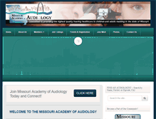 Tablet Screenshot of maaaudiology.org